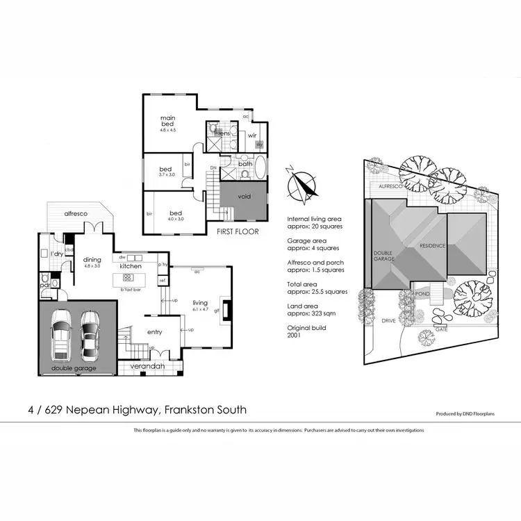 Floorplan of Homely townhouse listing, 4/629 Nepean Highway, Frankston South VIC 3199