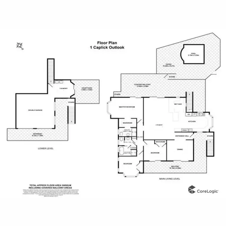 Floorplan of Homely house listing, 1 Caplick Outlook, Ormeau QLD 4208