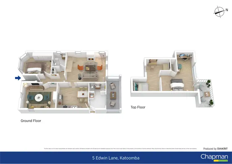Floorplan of Homely house listing, 5 Edwin Lane, Katoomba NSW 2780