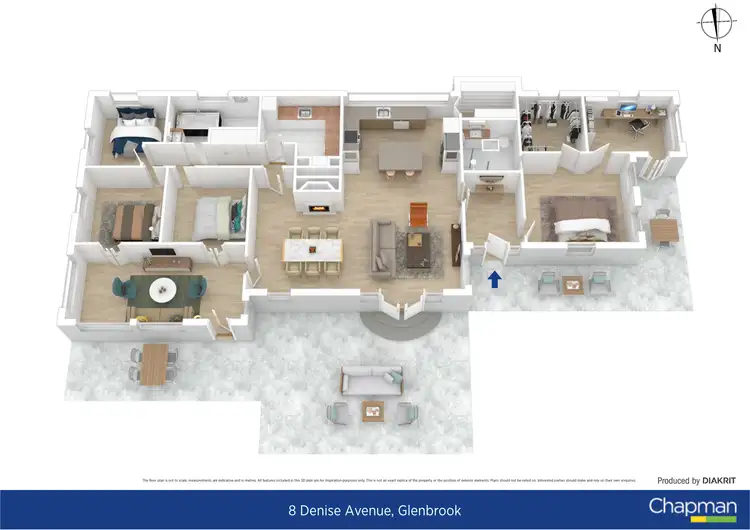 Floorplan of Homely house listing, 8 Denise Avenue, Glenbrook NSW 2773