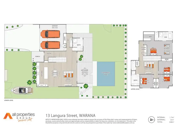 Floorplan of Homely house listing, 13 Langura Street, Warana QLD 4575