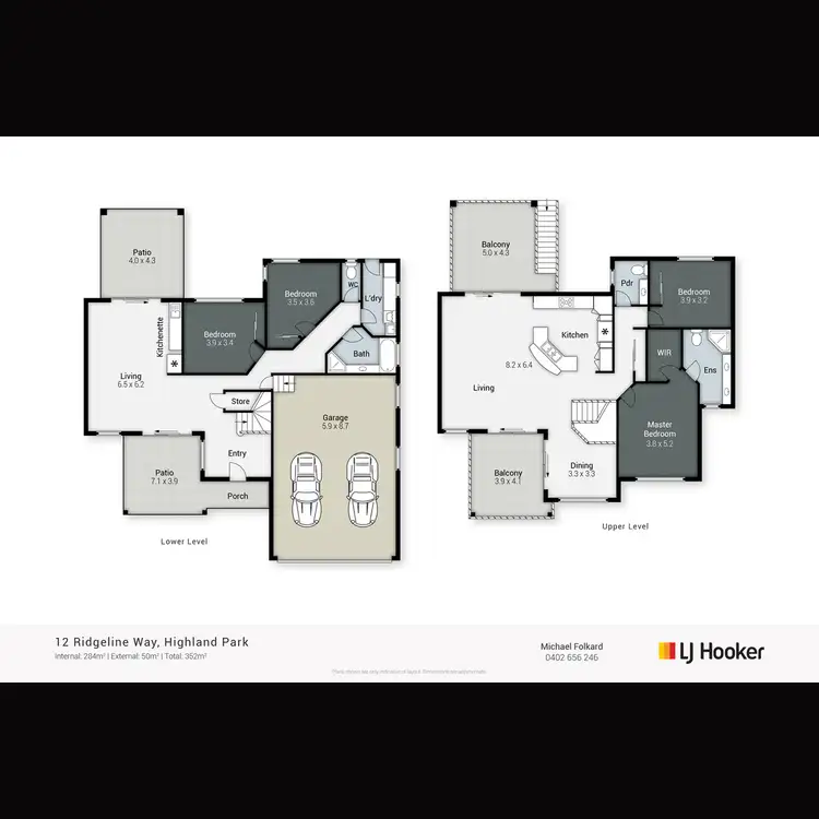Floorplan of Homely house listing, 12 Ridgeline Way, Highland Park QLD 4211