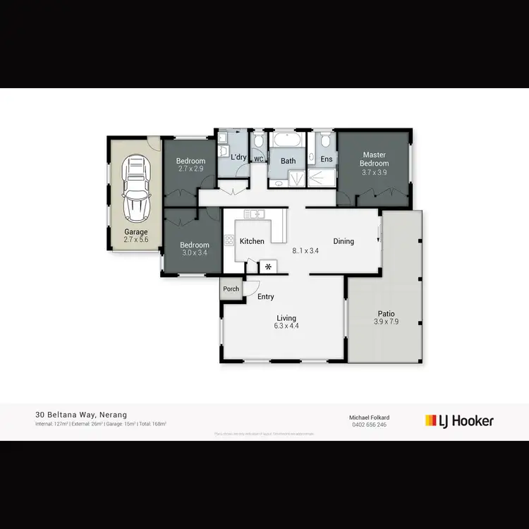 Floorplan of Homely house listing, 30 Beltana Way, Nerang QLD 4211