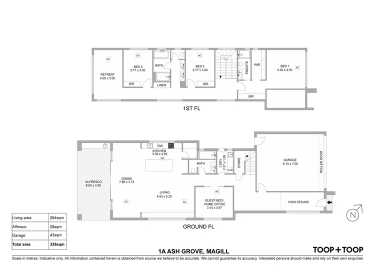 Floorplan of Homely house listing, 1A Ash Grove, Magill SA 5072