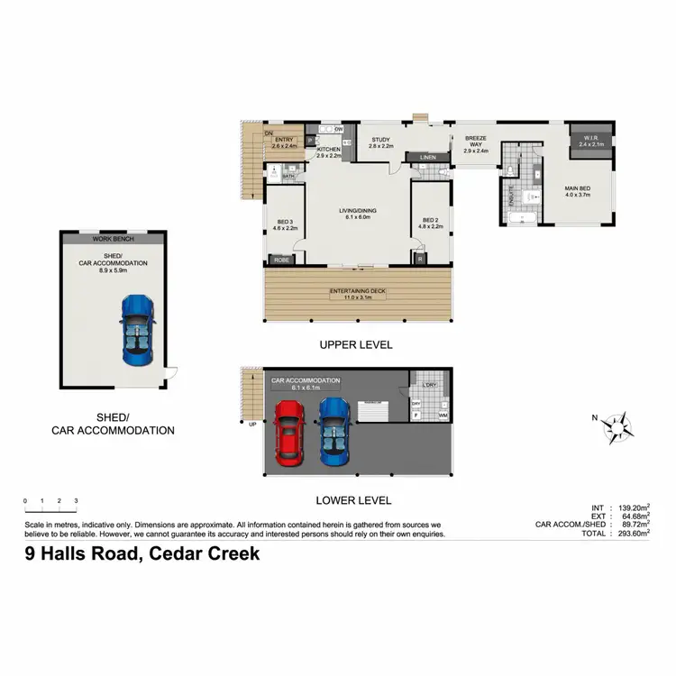 Floorplan of Homely house listing, 9 Halls Road, Cedar Creek QLD 4520