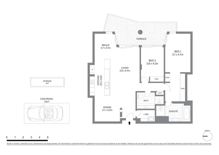 Floorplan of Homely apartment listing, 1 Pottinger Street, Walsh Bay NSW 2000