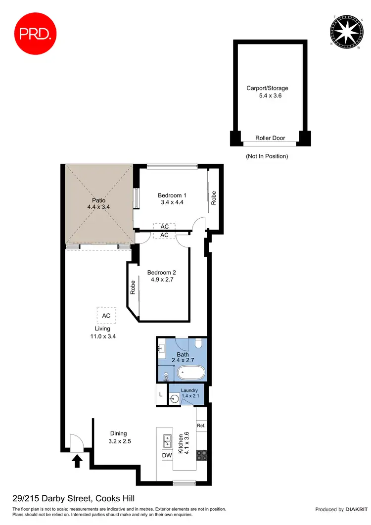 Floorplan of Homely apartment listing, 29/215 Darby Street, Cooks Hill NSW 2300