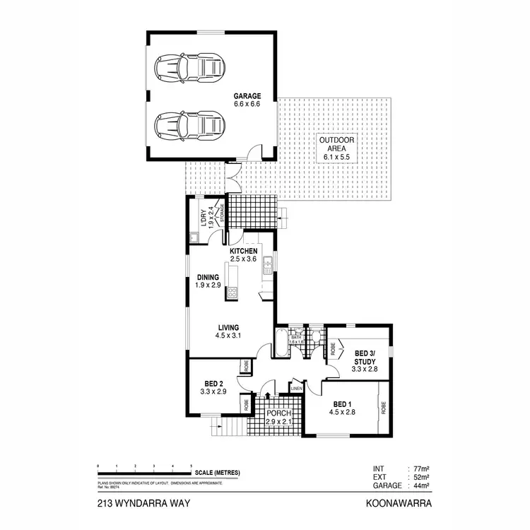 Floorplan of Homely house listing, 213 Wyndarra Way, Koonawarra NSW 2530