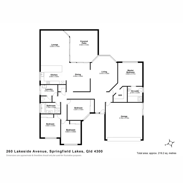 Floorplan of Homely house listing, 260 Lakeside Avenue, Springfield Lakes QLD 4300