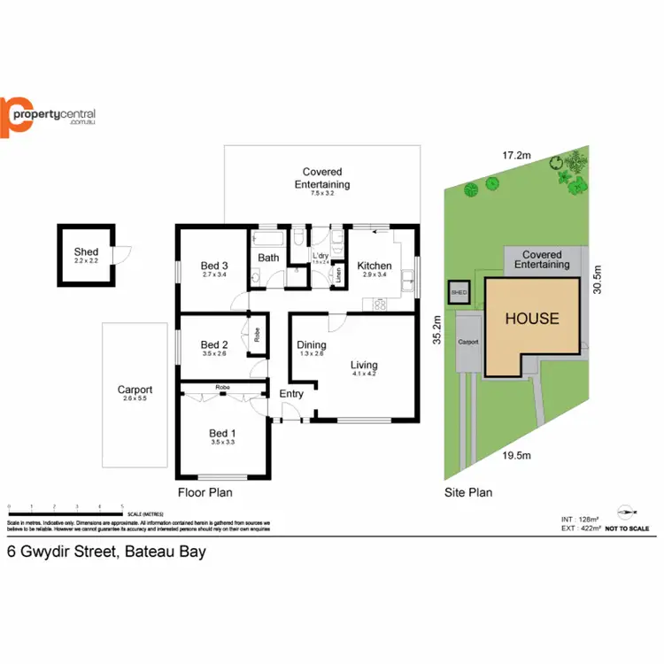 Floorplan of Homely house listing, 6 Gwydir Street, Bateau Bay NSW 2261