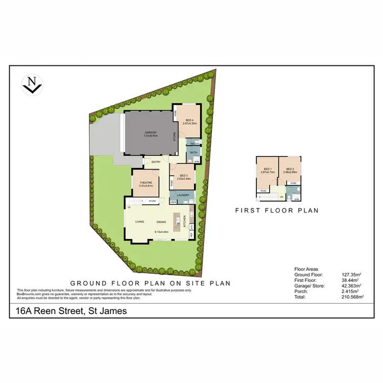 Floorplan of Homely house listing, 16A Reen Street, St James WA 6102