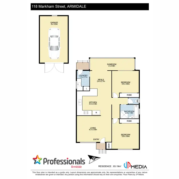 Floorplan of Homely house listing, 118 Markham Street, Armidale NSW 2350