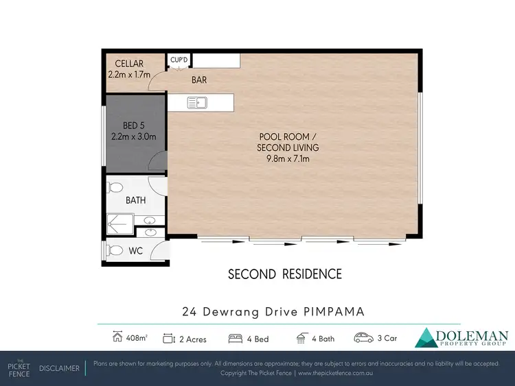 Floorplan of Homely house listing, 24 Dewrang Drive, Pimpama QLD 4209