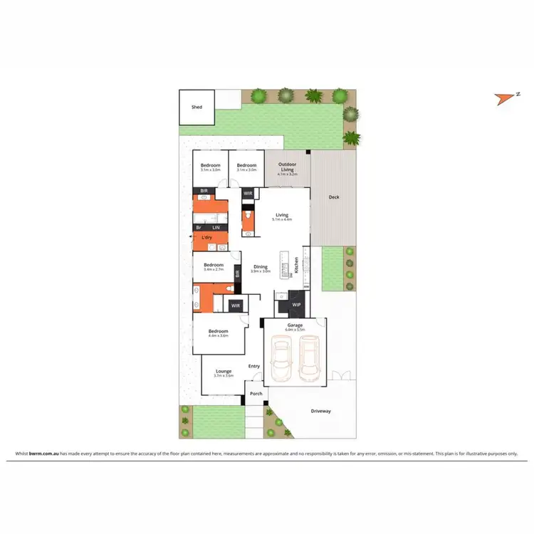 Floorplan of Homely house listing, 8 Portrush Loop, Armstrong Creek VIC 3217