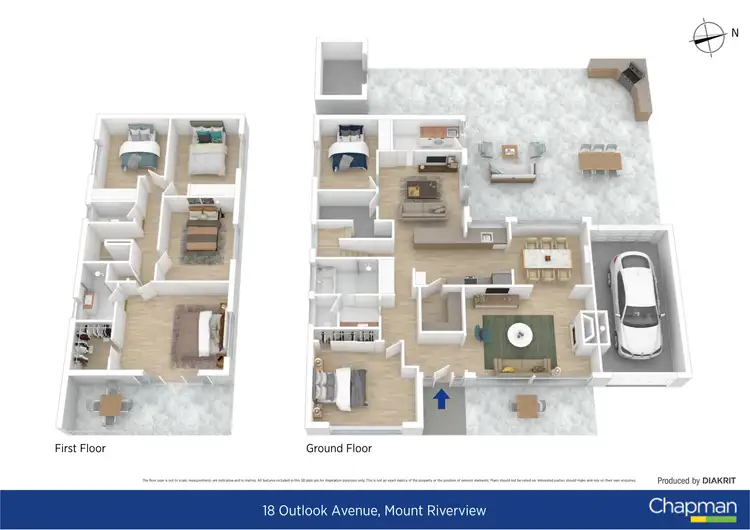 Floorplan of Homely house listing, 18 Outlook Avenue, Mount Riverview NSW 2774