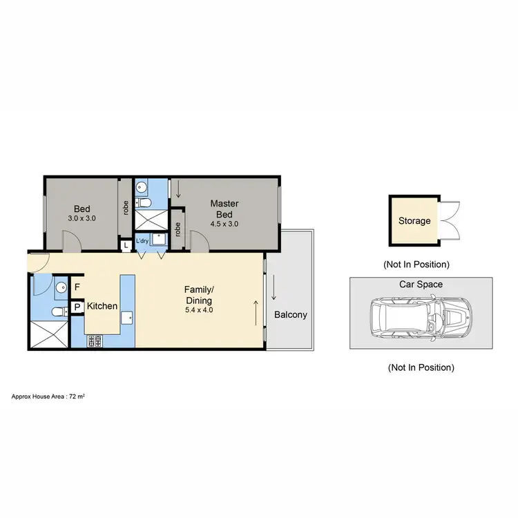 Floorplan of Homely apartment listing, 102/2-4 Wattle Place, Mccrae VIC 3938
