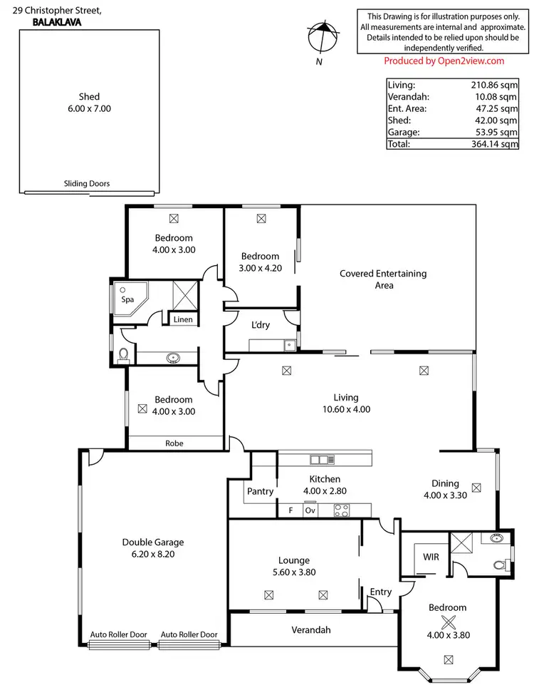 Floorplan of Homely house listing, 29 Christopher Street, Balaklava SA 5461