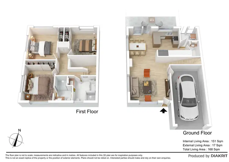 Floorplan of Homely townhouse listing, 44/1-31 Elsie Street, Kallangur QLD 4503
