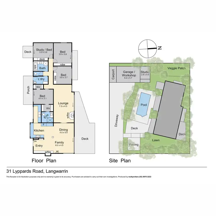 Floorplan of Homely house listing, 31 Lyppards Road, Langwarrin VIC 3910