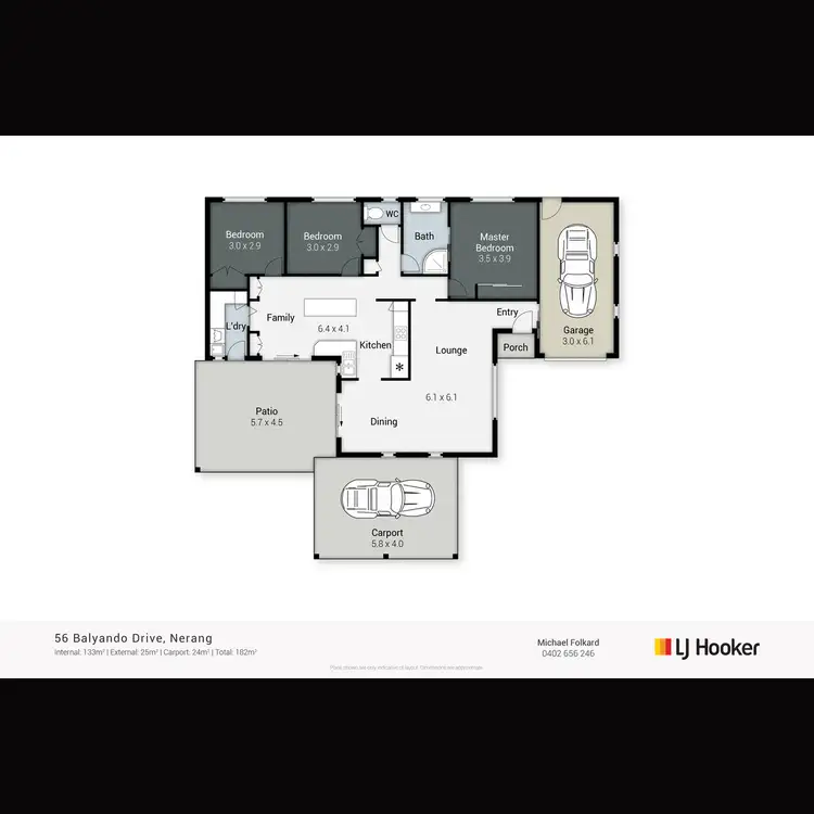 Floorplan of Homely house listing, 56 Balyando Drive, Nerang QLD 4211