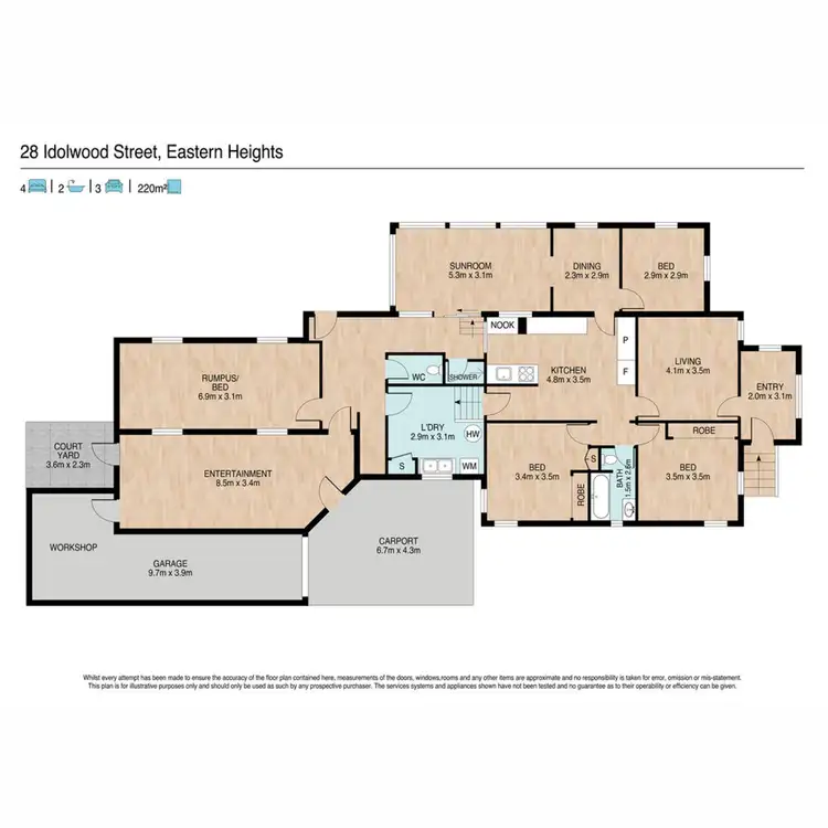 Floorplan of Homely house listing, 28 Idolwood Street, Eastern Heights QLD 4305