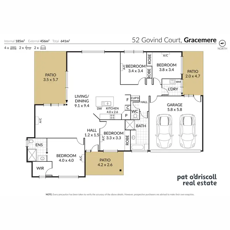 Floorplan of Homely house listing, 52 Govind Court, Gracemere QLD 4702
