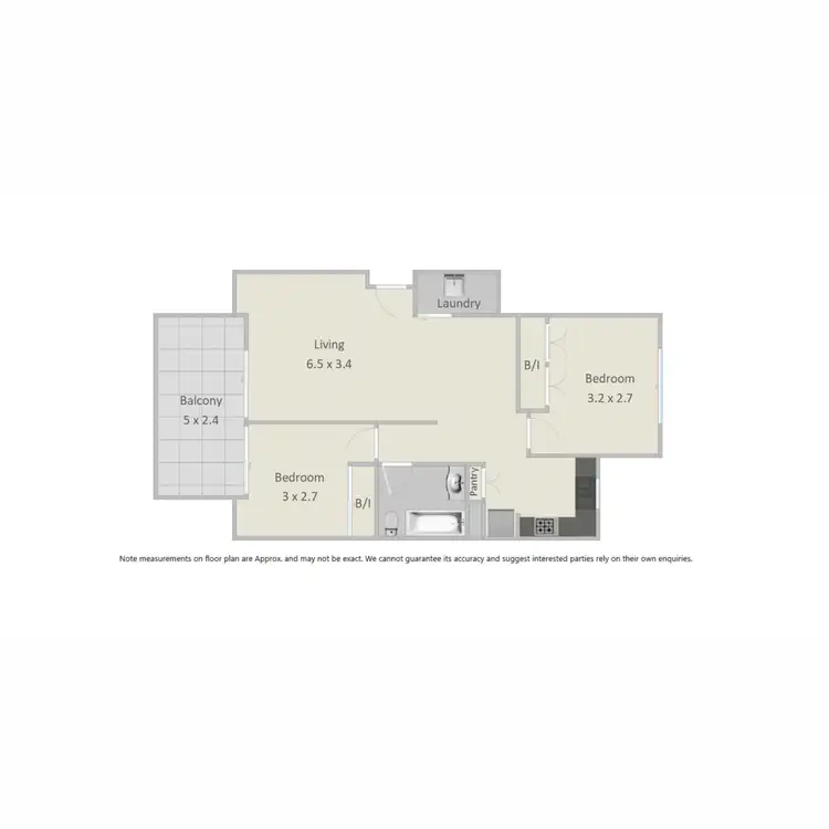 Floorplan of Homely apartment listing, 2/95 Berry Street, Spring Hill QLD 4000