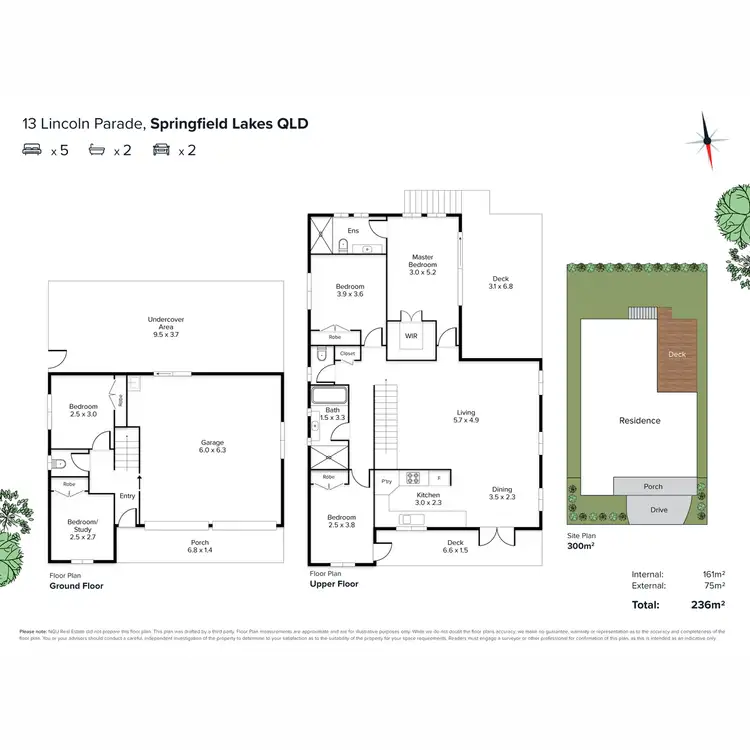 Floorplan of Homely house listing, 13 Lincoln Parade, Springfield Lakes QLD 4300