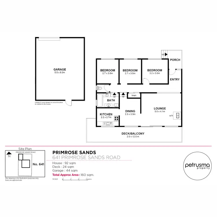 Floorplan of Homely house listing, 641 Primrose Sands Road, Primrose Sands TAS 7173