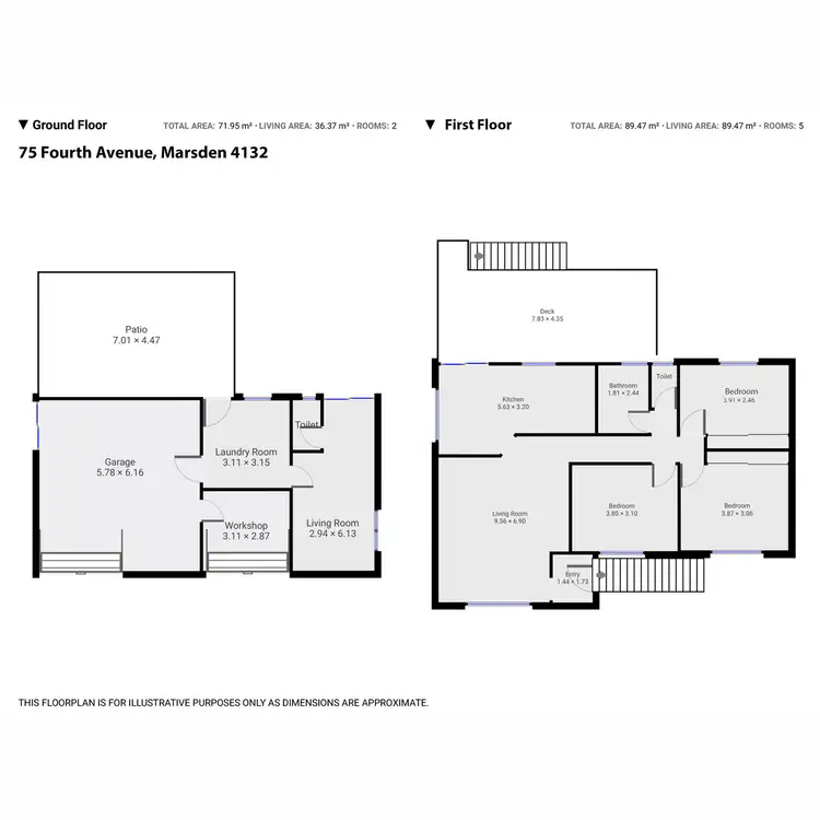 Floorplan of Homely house listing, 75 Fourth Avenue, Marsden QLD 4132