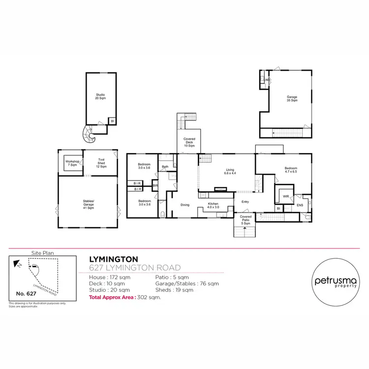 Floorplan of Homely house listing, 627 Lymington Road, Lymington TAS 7109