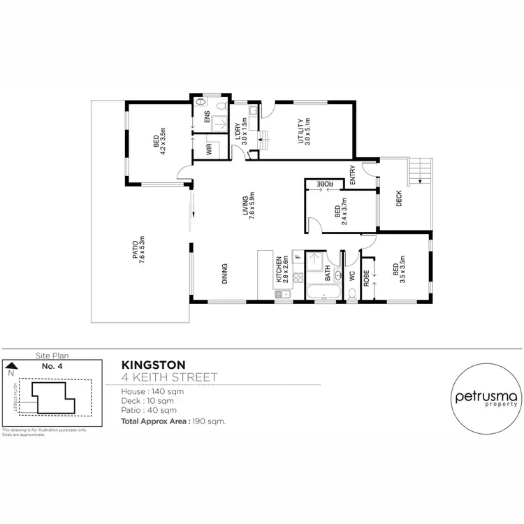 Floorplan of Homely house listing, 4 Keith Street, Kingston TAS 7050