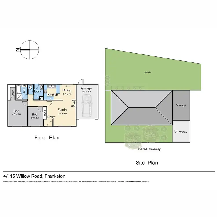 Floorplan of Homely villa listing, 4/115 Willow Road, Frankston VIC 3199