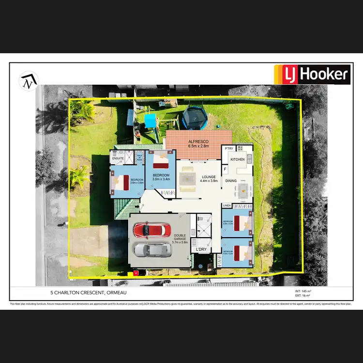 Floorplan of Homely house listing, 5 Charlton Crescent, Ormeau QLD 4208