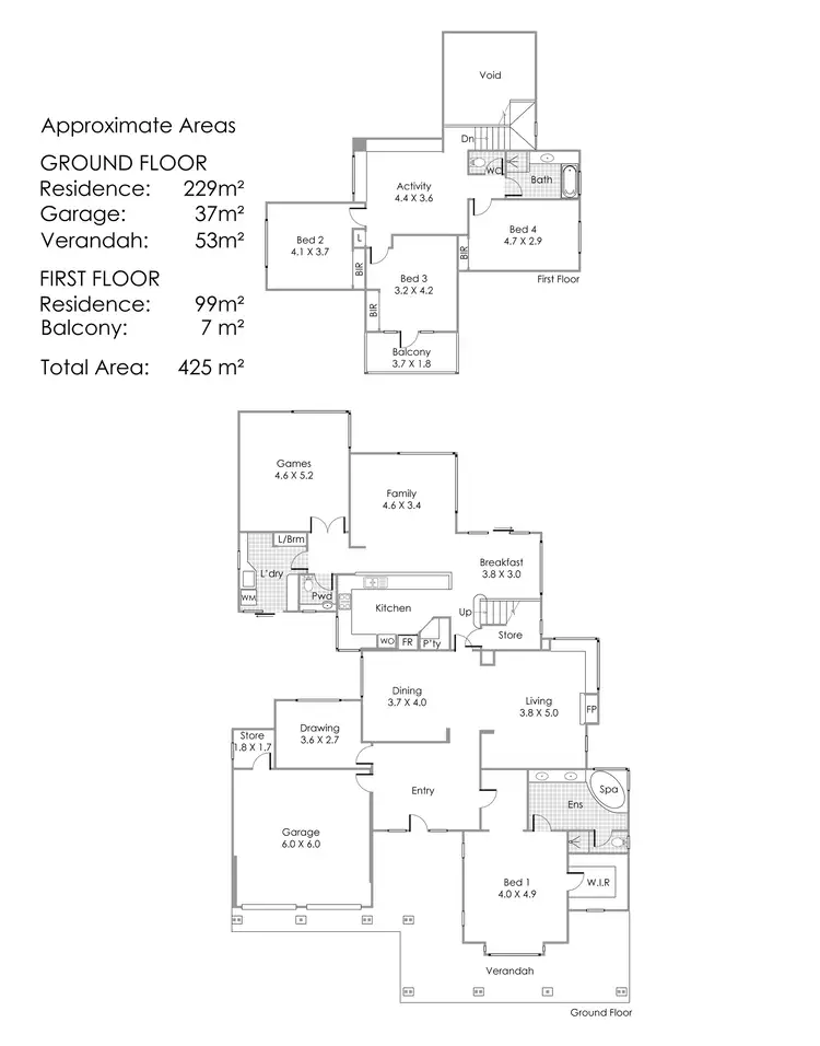 Floorplan of Homely house listing, 35 Rintoul Loop, Booragoon WA 6154
