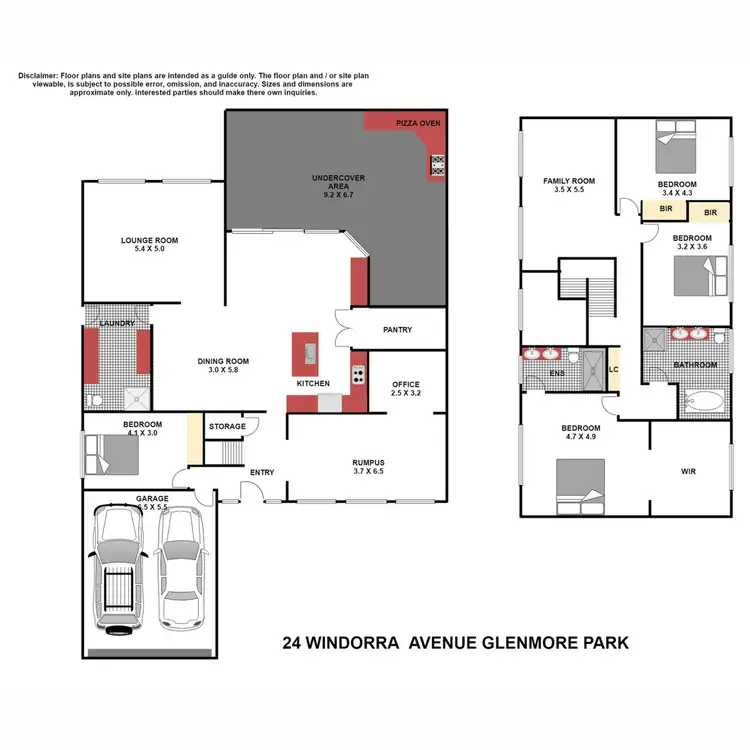 Floorplan of Homely house listing, 24 Windorra Avenue, Glenmore Park NSW 2745