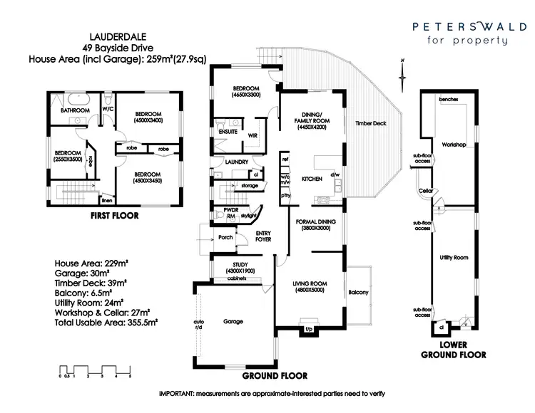 Floorplan of Homely house listing, 49 Bayside Drive, Lauderdale TAS 7021