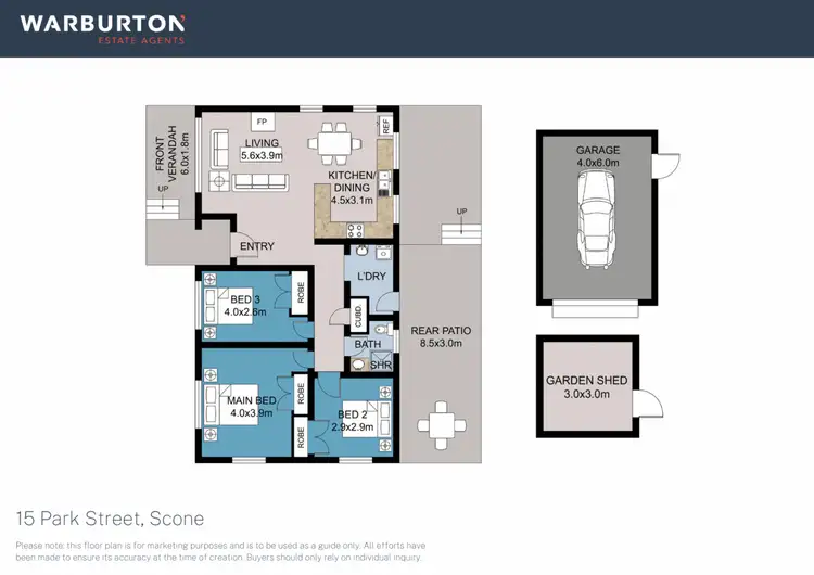Floorplan of Homely house listing, 15 Park Street, Scone NSW 2337