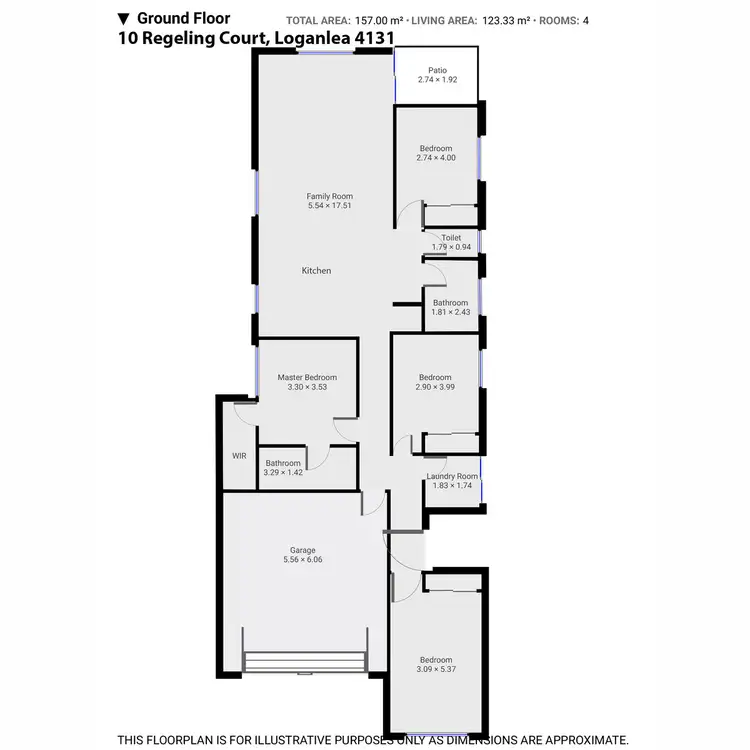 Floorplan of Homely house listing, 10 Regeling Court, Loganlea QLD 4131
