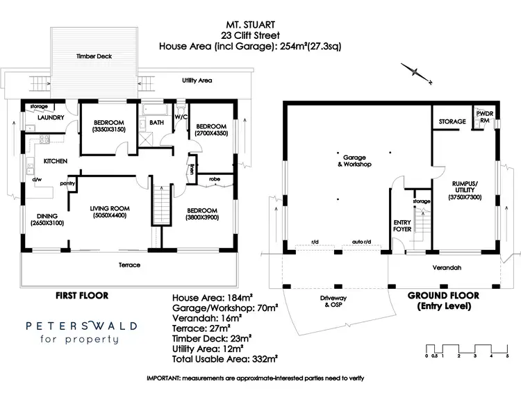 Floorplan of Homely house listing, 23 Clift Street, Mount Stuart TAS 7000