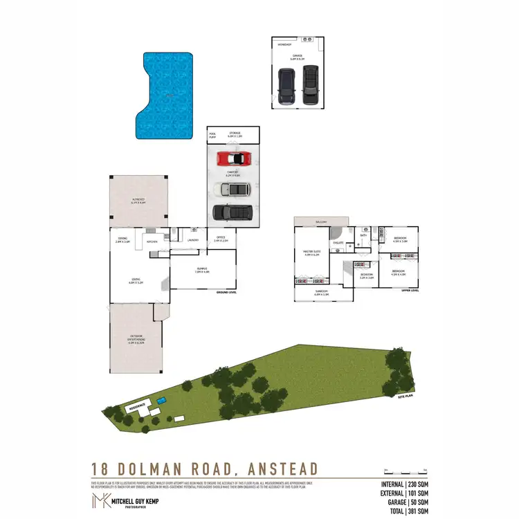 Floorplan of Homely rural property listing, 18 Dolman Road, Anstead QLD 4070
