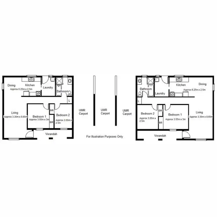 Floorplan of Homely unit listing, Units 1,2,3 & 4/133 Tassie Street, Port Augusta SA 5700