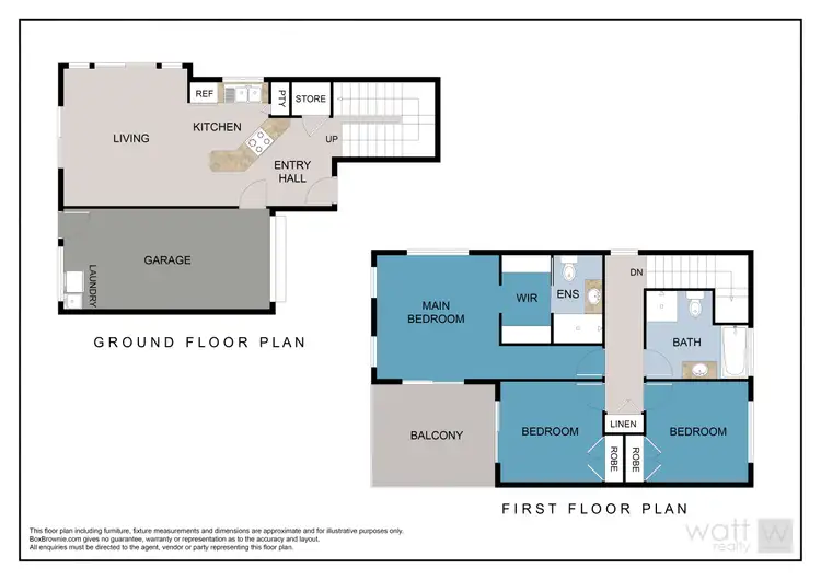 Floorplan of Homely townhouse listing, 1/18 Rowell Street, Zillmere QLD 4034