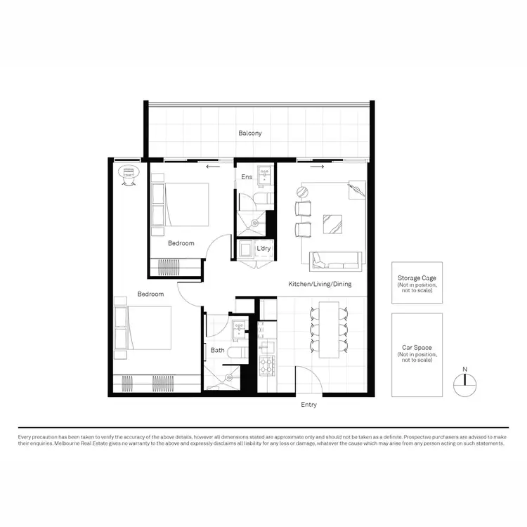 Floorplan of Homely apartment listing, 404/6 Mater Street, Collingwood VIC 3066