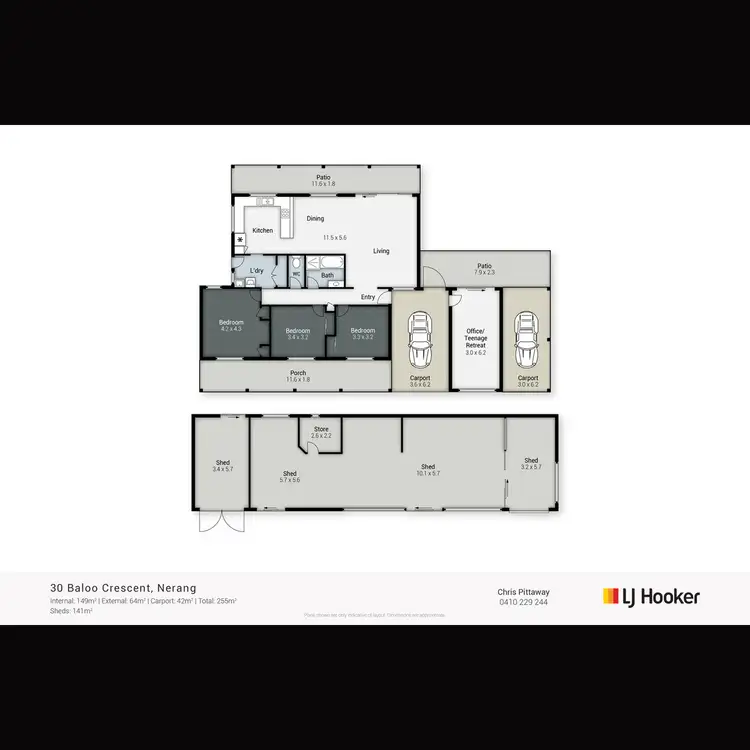 Floorplan of Homely house listing, 30 Baloo Crescent, Nerang QLD 4211