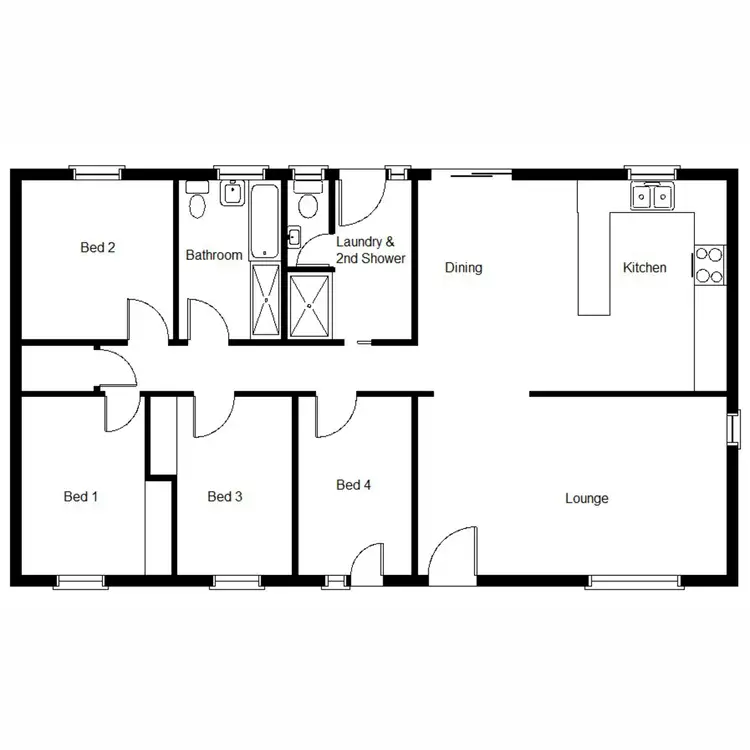 Floorplan of Homely house listing, 2 Kay Crescent, Port Augusta West SA 5700