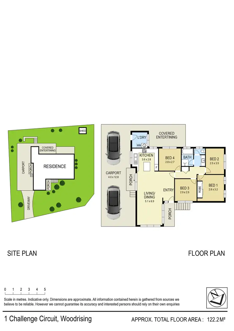 Floorplan of Homely house listing, 1 Challenge Circuit, Woodrising NSW 2284
