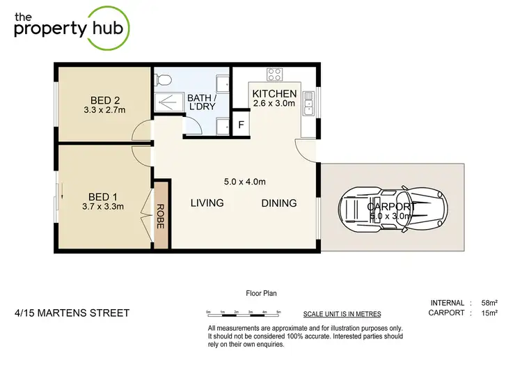 Floorplan of Homely unit listing, 4/15 Martens Street, Mount Warren Park QLD 4207