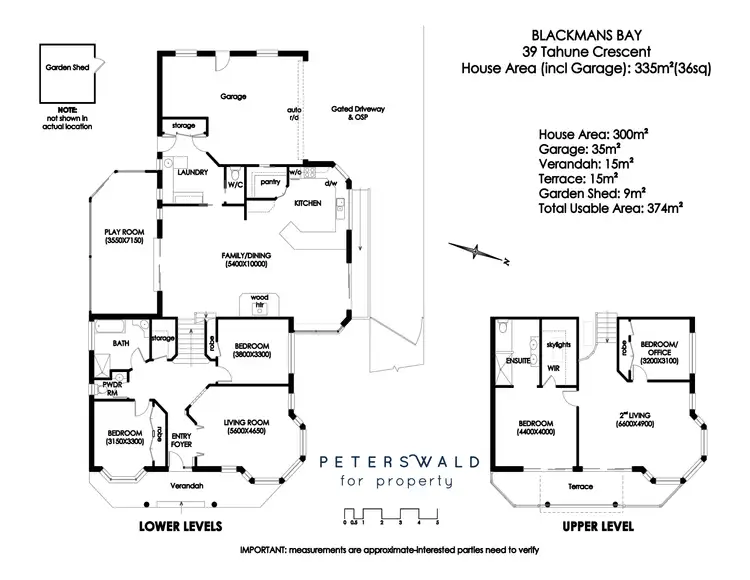 Floorplan of Homely house listing, 39 Tahune Crescent, Blackmans Bay TAS 7052