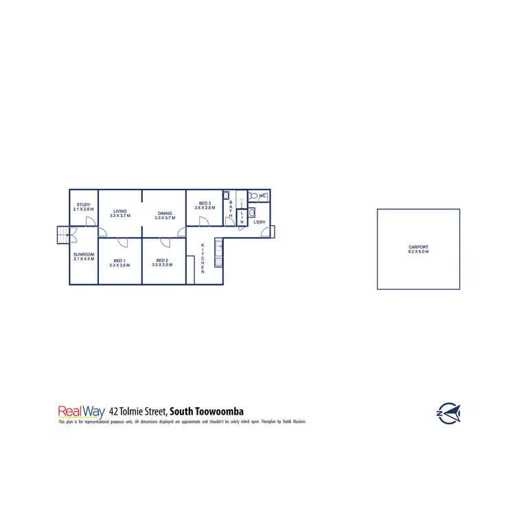 Floorplan of Homely house listing, 42 Tolmie Street, South Toowoomba QLD 4350